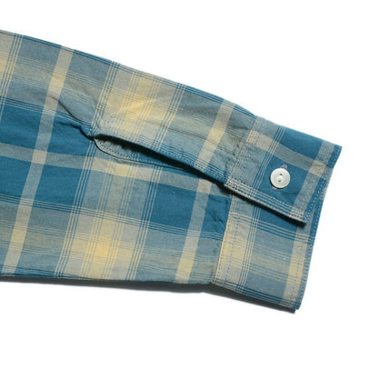 デラックスウエア LV-28 60s CHECK PATTERN スルーチェックシャツ NAVY