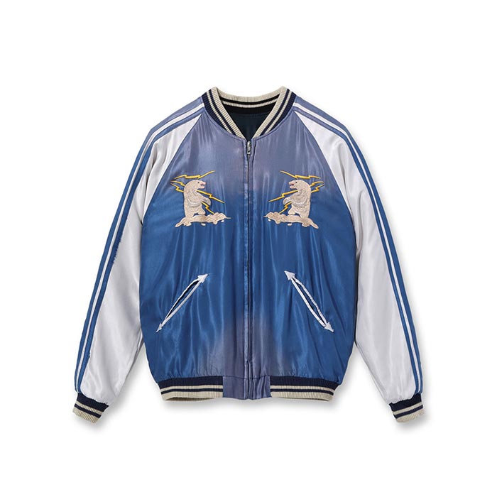 テーラー東洋 Lot No. TT15492-119 Late 1950s Style Acetate Souvenir Jacket “POLAR BEAR” × “MOOSE” (AGING MODEL)