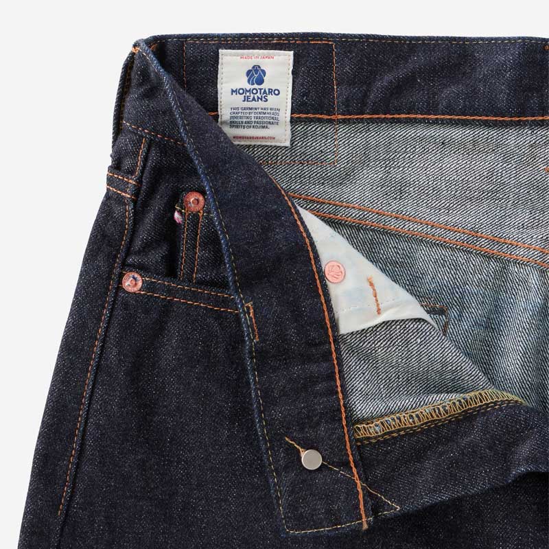 桃太郎ジーンズ MMJB0101 #100 CLASSIC STRAIGHT TOKUNO BLUE 15.7oz ボタンフライ クラシック ストレート メンズ デニム ジーンズ