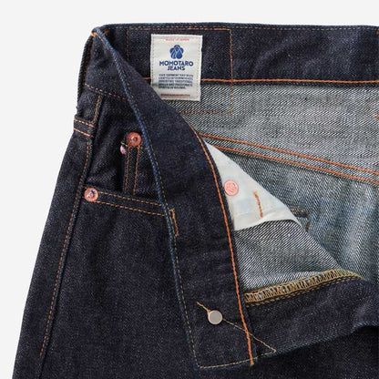 桃太郎ジーンズ MMJB0101 #100 CLASSIC STRAIGHT TOKUNO BLUE 15.7oz ボタンフライ クラシック ストレート メンズ デニム ジーンズ