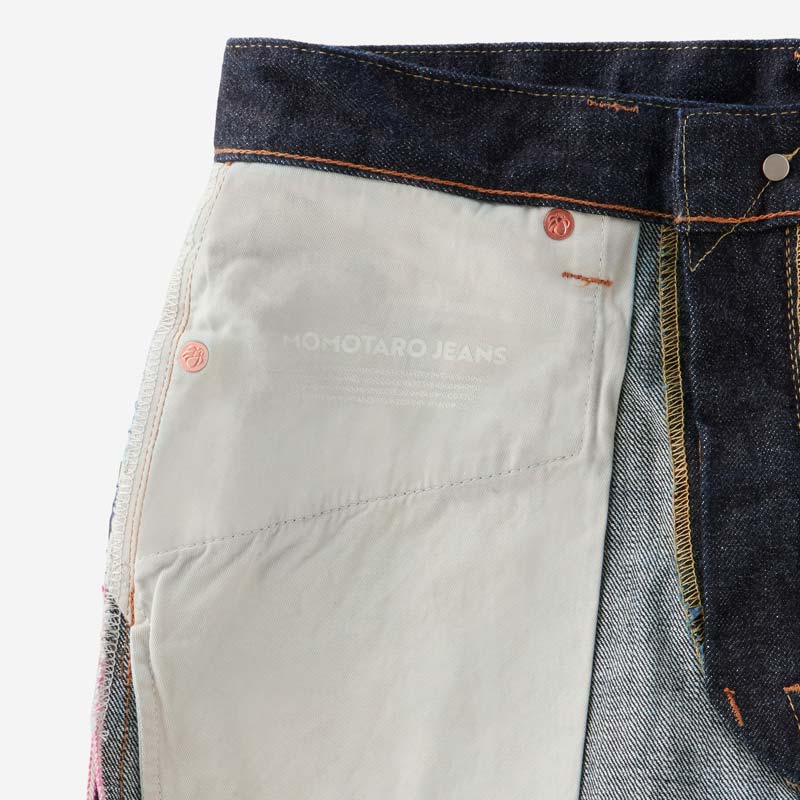 桃太郎ジーンズ MMJB0101 #100 CLASSIC STRAIGHT TOKUNO BLUE 15.7oz ボタンフライ クラシック ストレート メンズ デニム ジーンズ