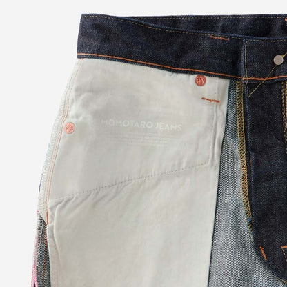 桃太郎ジーンズ MMJB0101 #100 CLASSIC STRAIGHT TOKUNO BLUE 15.7oz ボタンフライ クラシック ストレート メンズ デニム ジーンズ