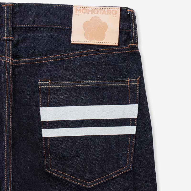 桃太郎ジーンズ MMJB0101 #100 CLASSIC STRAIGHT TOKUNO BLUE 15.7oz ボタンフライ クラシック ストレート メンズ デニム ジーンズ