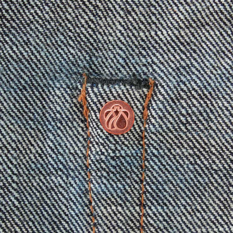 桃太郎ジーンズ MMJB0101 #100 CLASSIC STRAIGHT TOKUNO BLUE 15.7oz ボタンフライ クラシック ストレート メンズ デニム ジーンズ