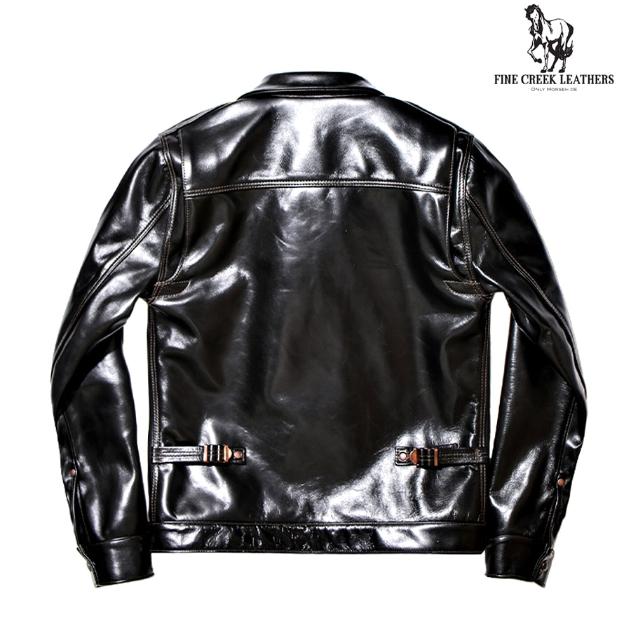 ファインクリークレザーズ FCJK010 SELEM ブラック セーラム メンズ レザージャケット ホースハイド