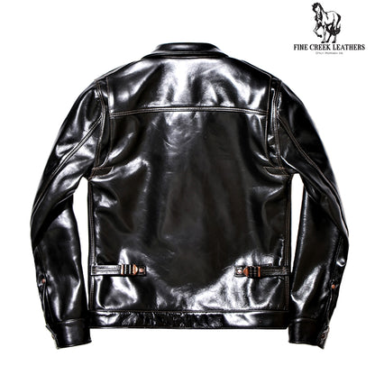 ファインクリークレザーズ FCJK010 SELEM ブラック セーラム メンズ レザージャケット ホースハイド