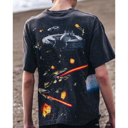 セントマイケル SM-HR8-0000-C62 STARWARS SW_SS TEE / BLACK  メンズ 半袖 プリント Tシャツ スターウォーズ コラボ