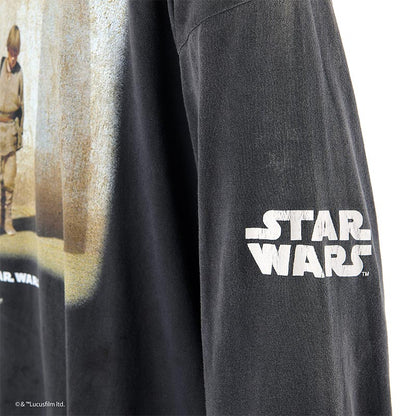 セントマイケル SM-HR8-0000-C64 DARTHVADER SW_LS TEE / BLACK メンズ 長袖 プリント Tシャツ  ロンT バックプリント スターウォーズ コラボ