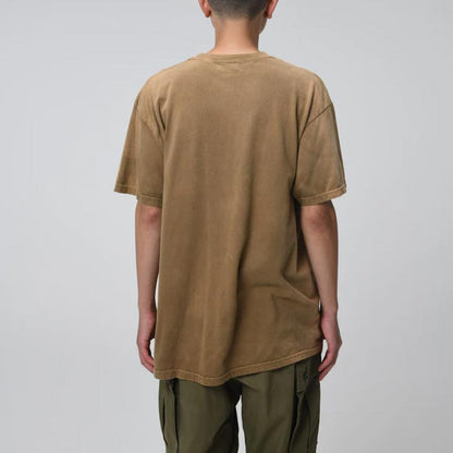 バウワウ BW241-UMT USMC TEE コヨーテ サンバーン メンズ 半袖 プリント Tシャツ カットソー ミリタリー 日焼け加工