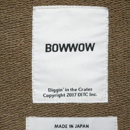 バウワウ BW241-UMSSS USMC SS SWEAT SHIRTS コヨーテ サンバーン メンズ 半袖 プリント スウェット ミリタリー 日焼け加工