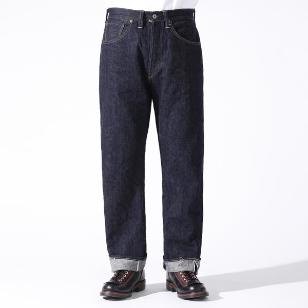 シュガーケーン Lot No. SC49009 / SUGAR CANE Super “Denim” Collectibles #09 13.5oz. BLUE DENIM WAIST OVERALLS “S1943” MODEL 420N NON WASH ストレート ジーンズ デニム 大戦モデル ノンウォッシュ メンズ