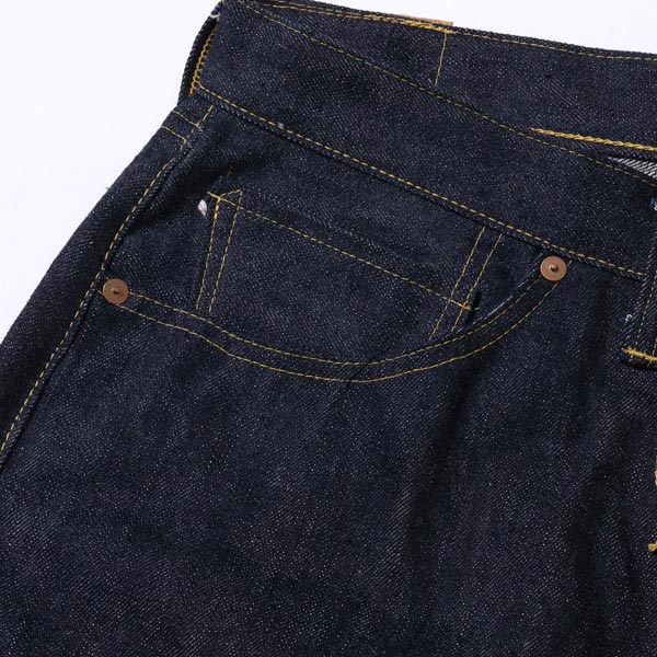 シュガーケーン Lot No. SC49009 / SUGAR CANE Super “Denim” Collectibles #09 13.5oz. BLUE DENIM WAIST OVERALLS “S1943” MODEL 420N NON WASH ストレート ジーンズ デニム 大戦モデル ノンウォッシュ メンズ