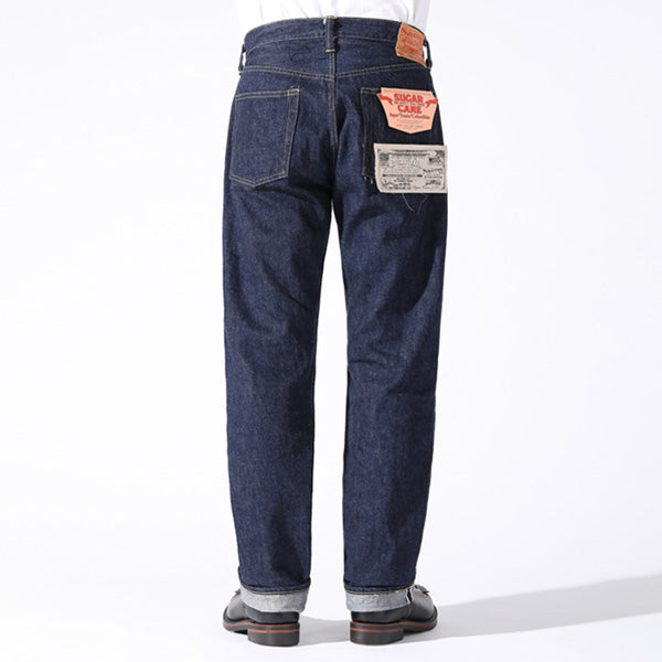 シュガーケーン Lot No. SC49007 / SUGAR CANE Super “Denim” Collectibles #07 13.5oz. BLUE DENIM WAIST OVERALLS “1946” MODEL  420N) NON WASH ストレート ジーンズ デニム ノンウォッシュ メンズ