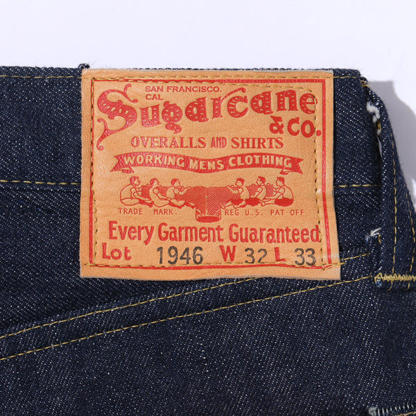 シュガーケーン Lot No. SC49007 / SUGAR CANE Super “Denim” Collectibles #07 13.5oz. BLUE DENIM WAIST OVERALLS “1946” MODEL  420N) NON WASH ストレート ジーンズ デニム ノンウォッシュ メンズ