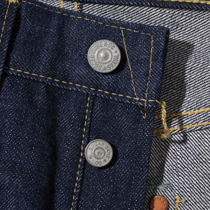 シュガーケーン Lot No. SC49007 / SUGAR CANE Super “Denim” Collectibles #07 13.5oz. BLUE DENIM WAIST OVERALLS “1946” MODEL  420N) NON WASH ストレート ジーンズ デニム ノンウォッシュ メンズ
