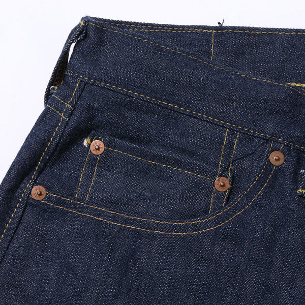 シュガーケーン Lot No. SC49007 / SUGAR CANE Super “Denim” Collectibles #07 13.5oz. BLUE DENIM WAIST OVERALLS “1946” MODEL  420N) NON WASH ストレート ジーンズ デニム ノンウォッシュ メンズ