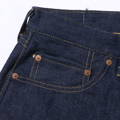 シュガーケーン Lot No. SC49007 / SUGAR CANE Super “Denim” Collectibles #07 13.5oz. BLUE DENIM WAIST OVERALLS “1946” MODEL  420N) NON WASH ストレート ジーンズ デニム ノンウォッシュ メンズ