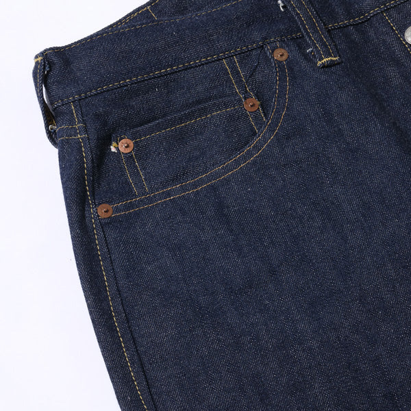 シュガーケーン Lot No. SC49007 / SUGAR CANE Super “Denim” Collectibles #07 13.5oz. BLUE DENIM WAIST OVERALLS “1946” MODEL  420N) NON WASH ストレート ジーンズ デニム ノンウォッシュ メンズ