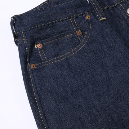 シュガーケーン Lot No. SC49007 / SUGAR CANE Super “Denim” Collectibles #07 13.5oz. BLUE DENIM WAIST OVERALLS “1946” MODEL  420N) NON WASH ストレート ジーンズ デニム ノンウォッシュ メンズ