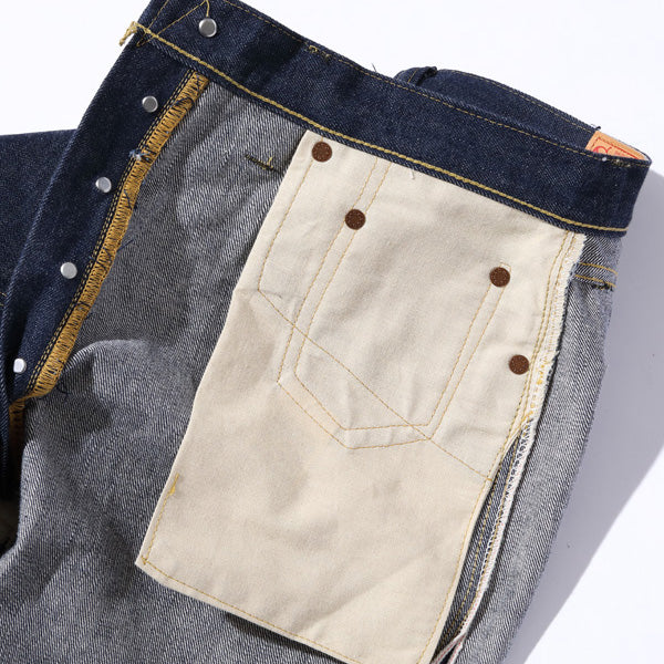 シュガーケーン Lot No. SC49007 / SUGAR CANE Super “Denim” Collectibles #07 13.5oz. BLUE DENIM WAIST OVERALLS “1946” MODEL  420N) NON WASH ストレート ジーンズ デニム ノンウォッシュ メンズ