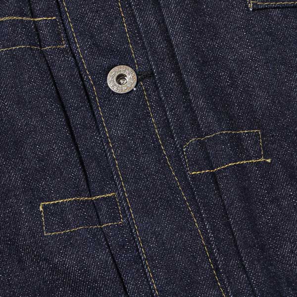 シュガーケーン Lot No. SC19008T / SUGAR CANE Super “Denim” Collectibles #08 13.5oz. BLUE DENIM BLOUSE “S1943” MODEL (T-BACK) 420N NON WASH 大戦モデル デニムジャケット Tバック ノンウォッシュ メンズ