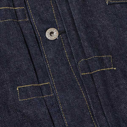 シュガーケーン Lot No. SC19008T / SUGAR CANE Super “Denim” Collectibles #08 13.5oz. BLUE DENIM BLOUSE “S1943” MODEL (T-BACK) 420N NON WASH 大戦モデル デニムジャケット Tバック ノンウォッシュ メンズ