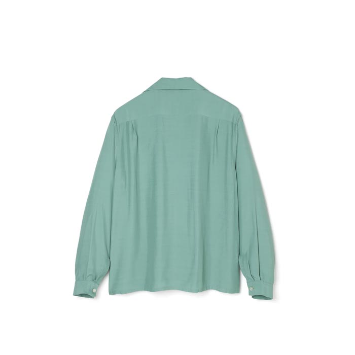 ウエアマスターズ Lot.835 Flap Pocket Rayon L/S Shirt ミント メンズ 長袖 レーヨン シャツ オープンカラーL/Sシャツ