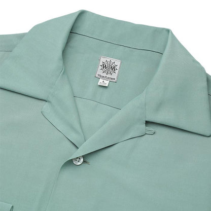 ウエアマスターズ Lot.835 Flap Pocket Rayon L/S Shirt ミント メンズ 長袖 レーヨン シャツ オープンカラーL/Sシャツ