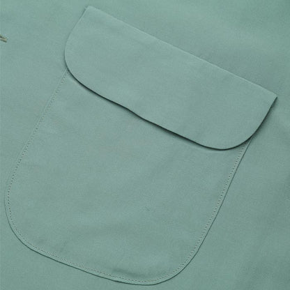 ウエアマスターズ Lot.835 Flap Pocket Rayon L/S Shirt ミント メンズ 長袖 レーヨン シャツ オープンカラーL/Sシャツ