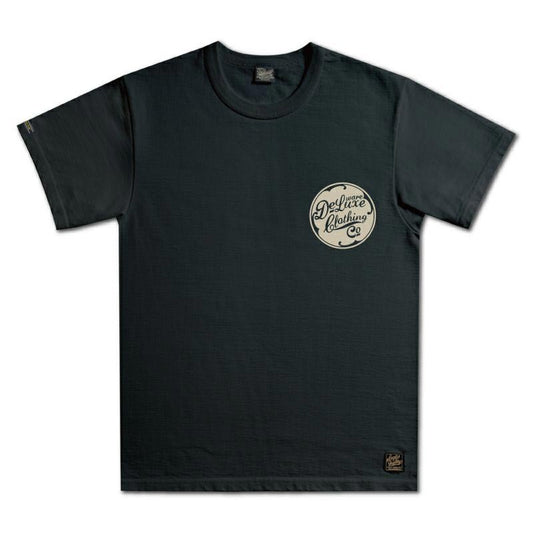 25SS デラックスウエア BRGX-001 DELUXEWARE ブラック メンズ 半袖 Tシャツ ブランドロゴ バックプリント