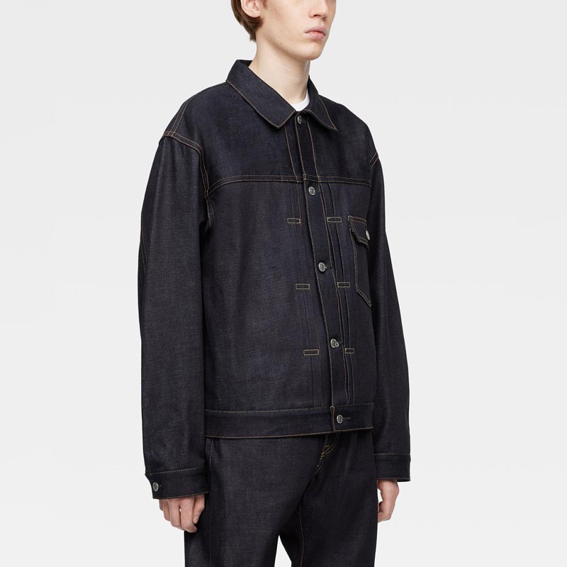 桃太郎ジーンズ MMGJ0001 #001 STANDARD DENIM JACKET TOKUNO BLUE 14.7ozスタンダードデニムジャケット ファーストタイプ メンズ アウター ジャケット