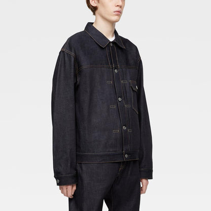 桃太郎ジーンズ MMGJ0001 #001 STANDARD DENIM JACKET TOKUNO BLUE 14.7ozスタンダードデニムジャケット ファーストタイプ メンズ アウター ジャケット