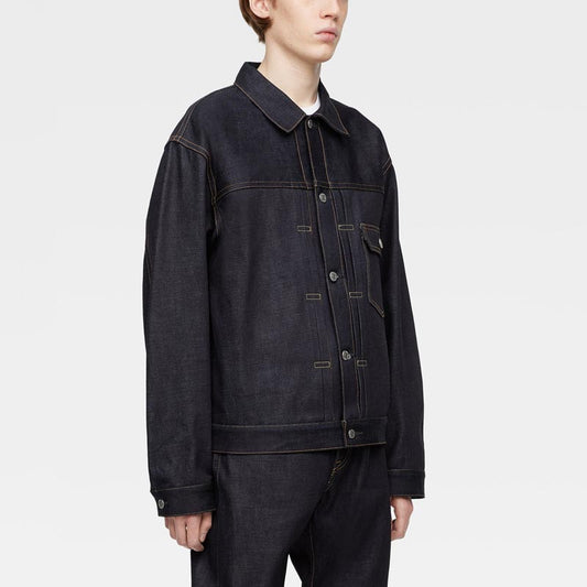 桃太郎ジーンズ MMGJ0001 #001 STANDARD DENIM JACKET TOKUNO BLUE 14.7ozスタンダードデニムジャケット ファーストタイプ メンズ アウター ジャケット