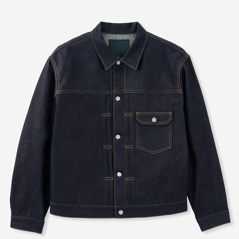 桃太郎ジーンズ MMGJ0001 #001 STANDARD DENIM JACKET TOKUNO BLUE 14.7ozスタンダードデニムジャケット ファーストタイプ メンズ アウター ジャケット