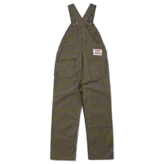 FICTION ROMANCE 11oz. BROWN LIBERTY STRIPE OVERALLS