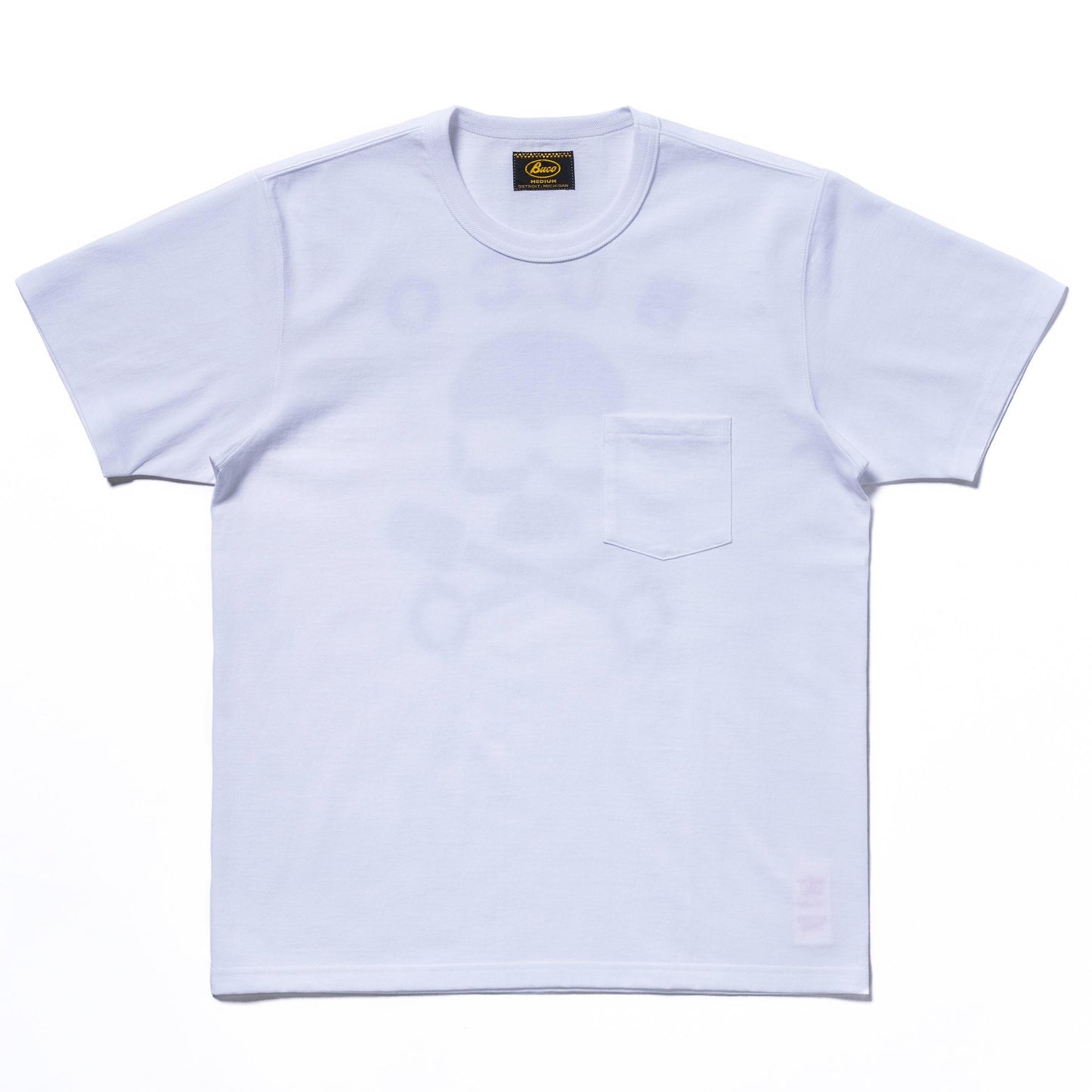 BUCO TEE / SKULL PISTON:WHITE