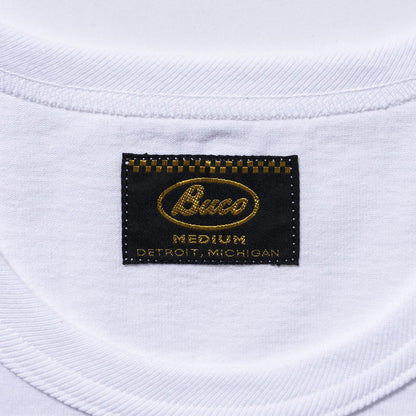 BUCO TEE / SKULL PISTON:WHITE