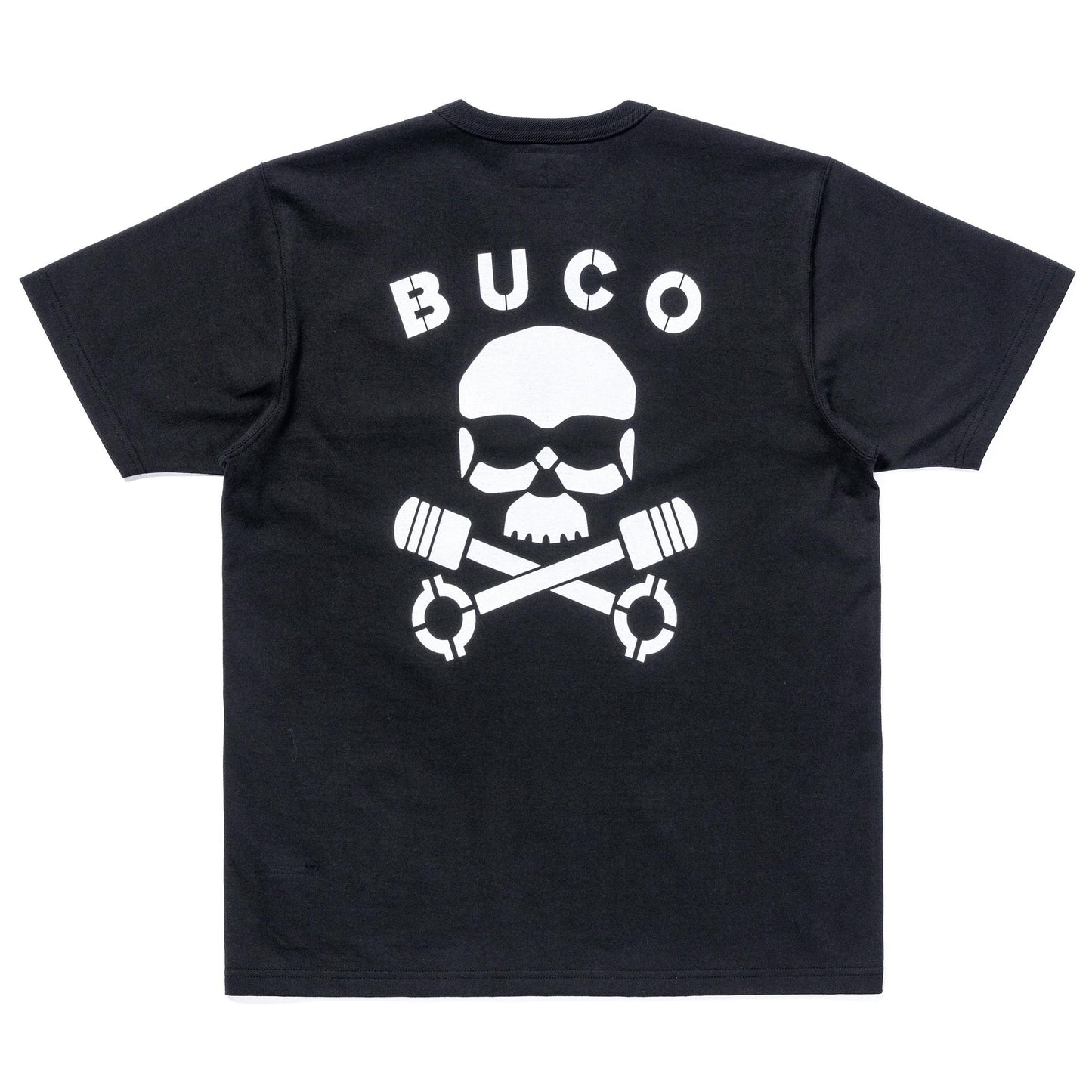 BUCO TEE / SKULL PISTON:BLACK