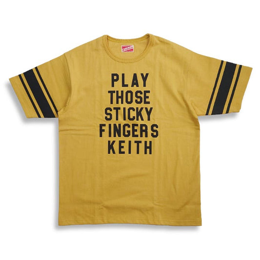 ジョーマッコイ MC23021 JOE MCCOY FOOTBALL TEE / STICKY FINGERS コーン メンズ フットボール Tシャツ 半袖 ラバープリント