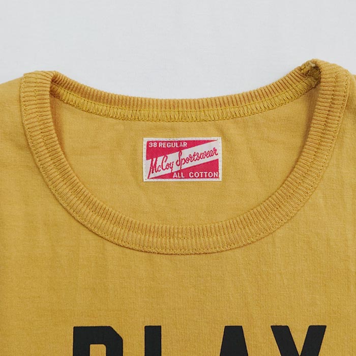ジョーマッコイ MC23021 JOE MCCOY FOOTBALL TEE / STICKY FINGERS コーン メンズ フットボール Tシャツ 半袖 ラバープリント