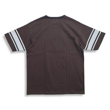 ジョーマッコイ MC23021 JOE MCCOY FOOTBALL TEE / STICKY FINGERS チャコール メンズ フットボール Tシャツ 半袖 ラバープリント