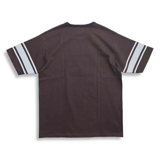 ジョーマッコイ MC23021 JOE MCCOY FOOTBALL TEE / STICKY FINGERS チャコール メンズ フットボール Tシャツ 半袖 ラバープリント