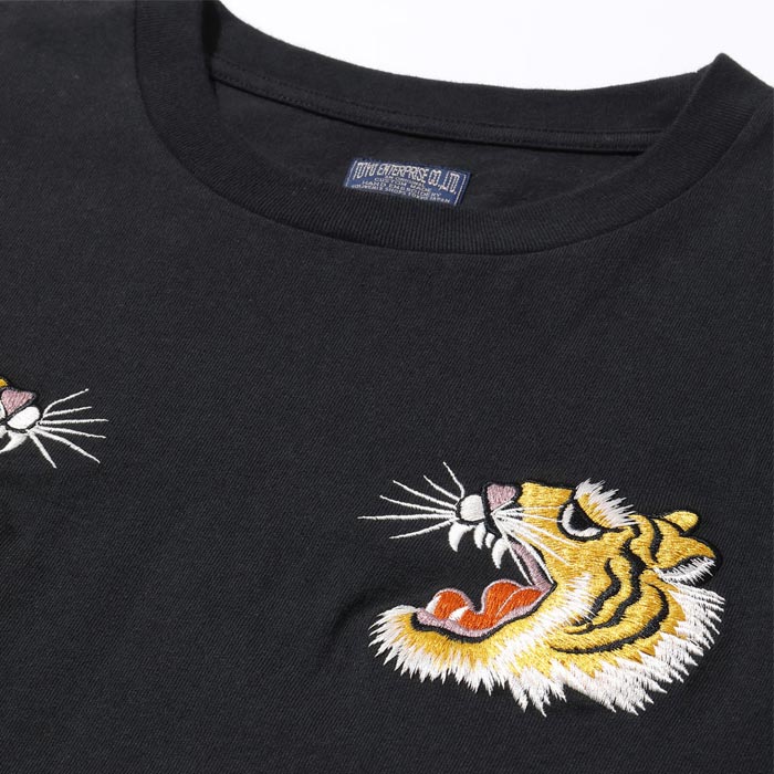 テーラー東洋 Lot No. TT79391　SUKA T-SHIRT EMBROIDERED “TIGER HEAD” メンズ 半袖 スカ Tシャツ タイガーヘッド