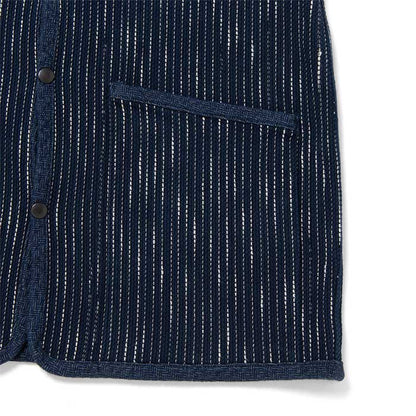 ステュディオ・ダ・ルチザン 4587 RAIN刺し子ジャケット メンズ アウター 13oz ダルチザン 雨絣織り 刺し子 ビーチクロス ワークウエア