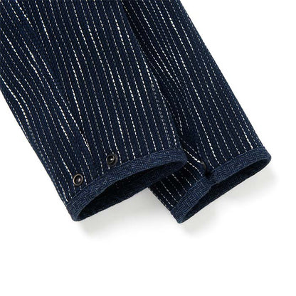 ステュディオ・ダ・ルチザン 4587 RAIN刺し子ジャケット メンズ アウター 13oz ダルチザン 雨絣織り 刺し子 ビーチクロス ワークウエア