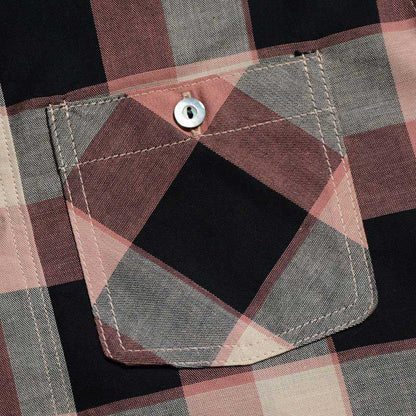 25SS デラックスウエア LV-31 50s CHECK PATTERN レッド メンズ 長袖 チェック シャツ