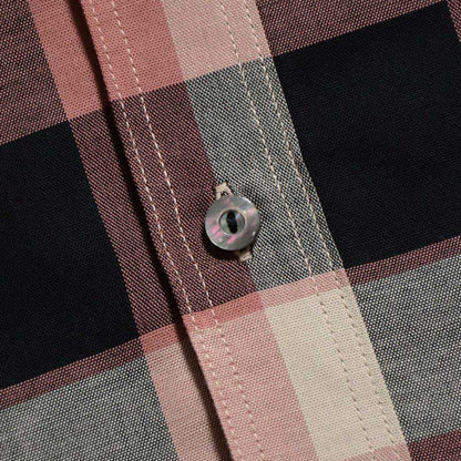 25SS デラックスウエア LV-31 50s CHECK PATTERN レッド メンズ 長袖 チェック シャツ