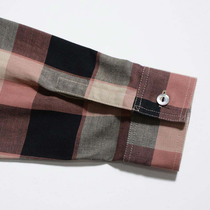25SS デラックスウエア LV-31 50s CHECK PATTERN レッド メンズ 長袖 チェック シャツ