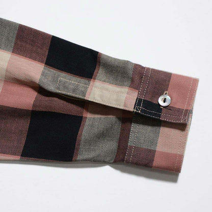 25SS デラックスウエア LV-31 50s CHECK PATTERN レッド メンズ 長袖 チェック シャツ