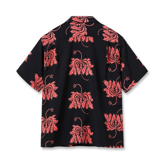 サンサーフ Lot No. SS39412 RAYON HAWAIIAN SHIRT “CORAL HIBISCUS” ブラック メンズ レーヨン アロハシャツ